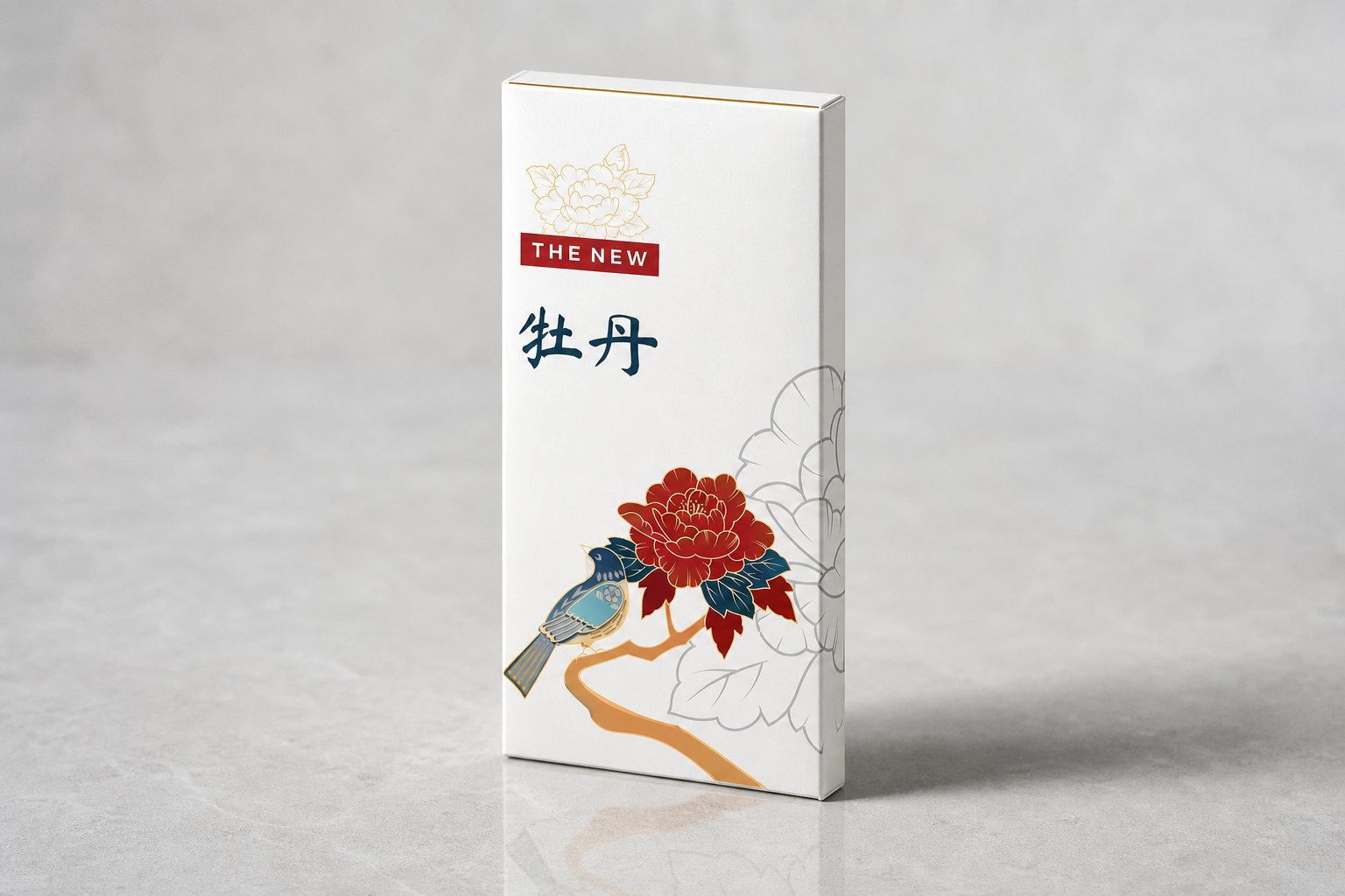 Dòng THE NEW mudan Bao bì dòng THE NEW mudan hoa mẫu đơn