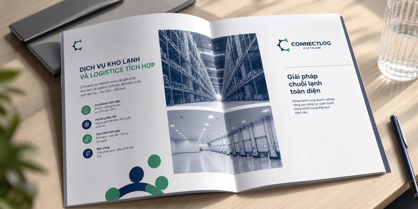 Brochure giới thiệu dịch vụ kho lạnh ConnectLog