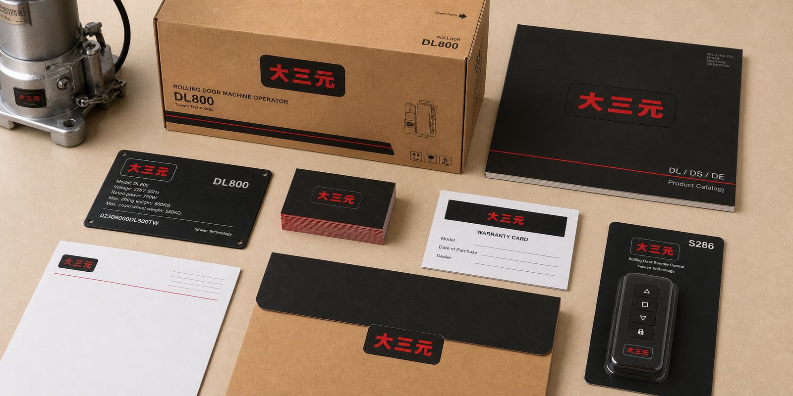 Hệ nhận diện và bao bì Dasanyuan trên nhiều ấn phẩm