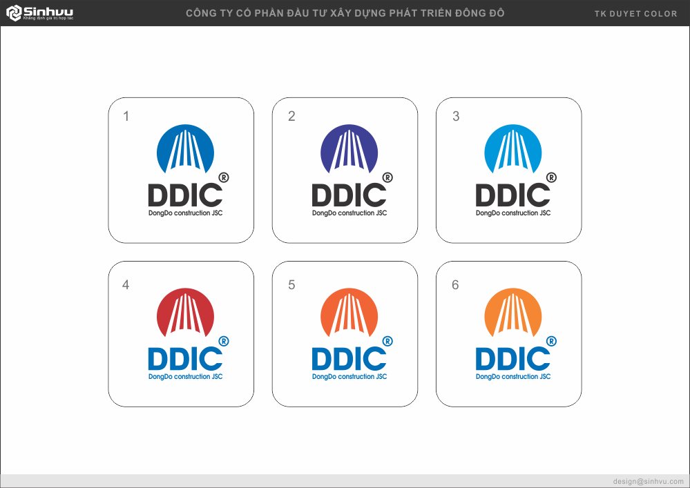 Nghiên cứu sắc màu Các phương án màu cho biểu tượng DDIC