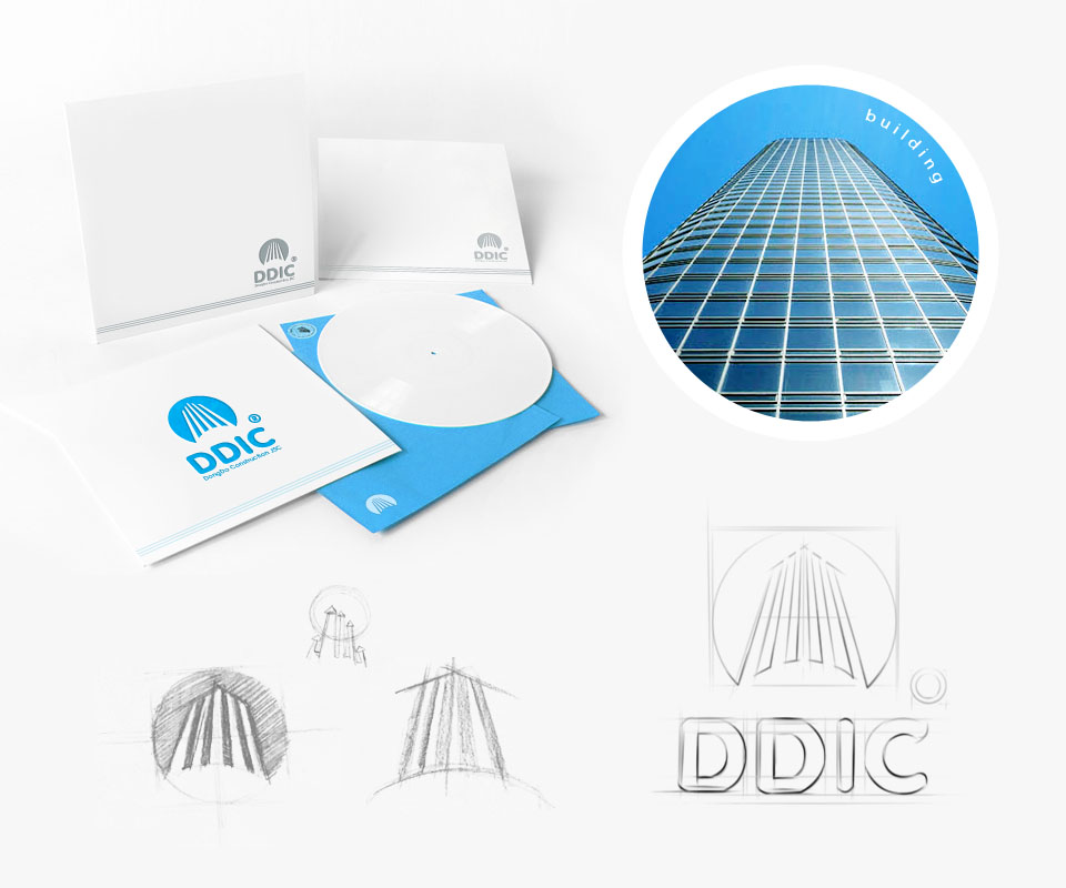 Ứng dụng nhận diện Bộ nhận diện DDIC trên ấn phẩm và ảnh công trình