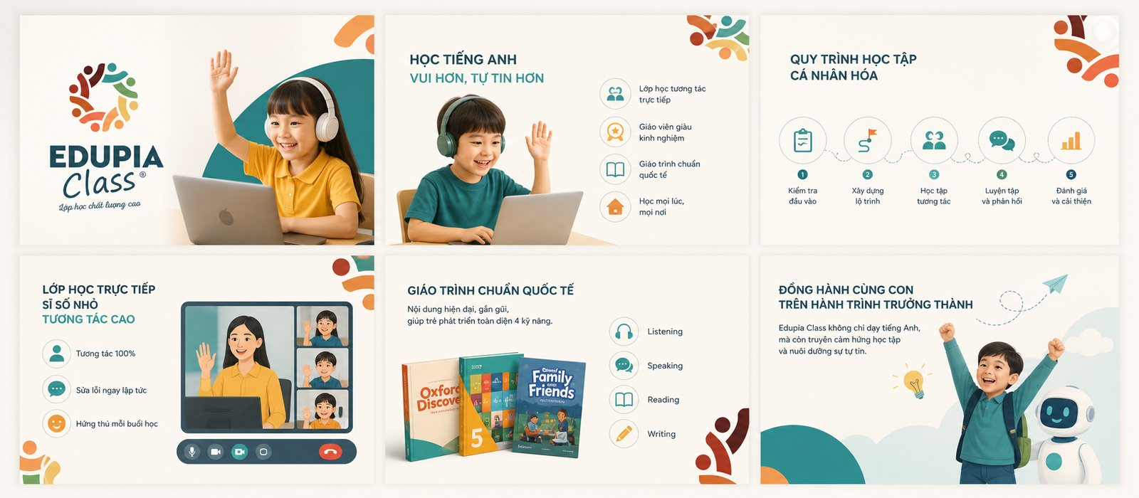 Khung hình video hoạt hình Edupia Class