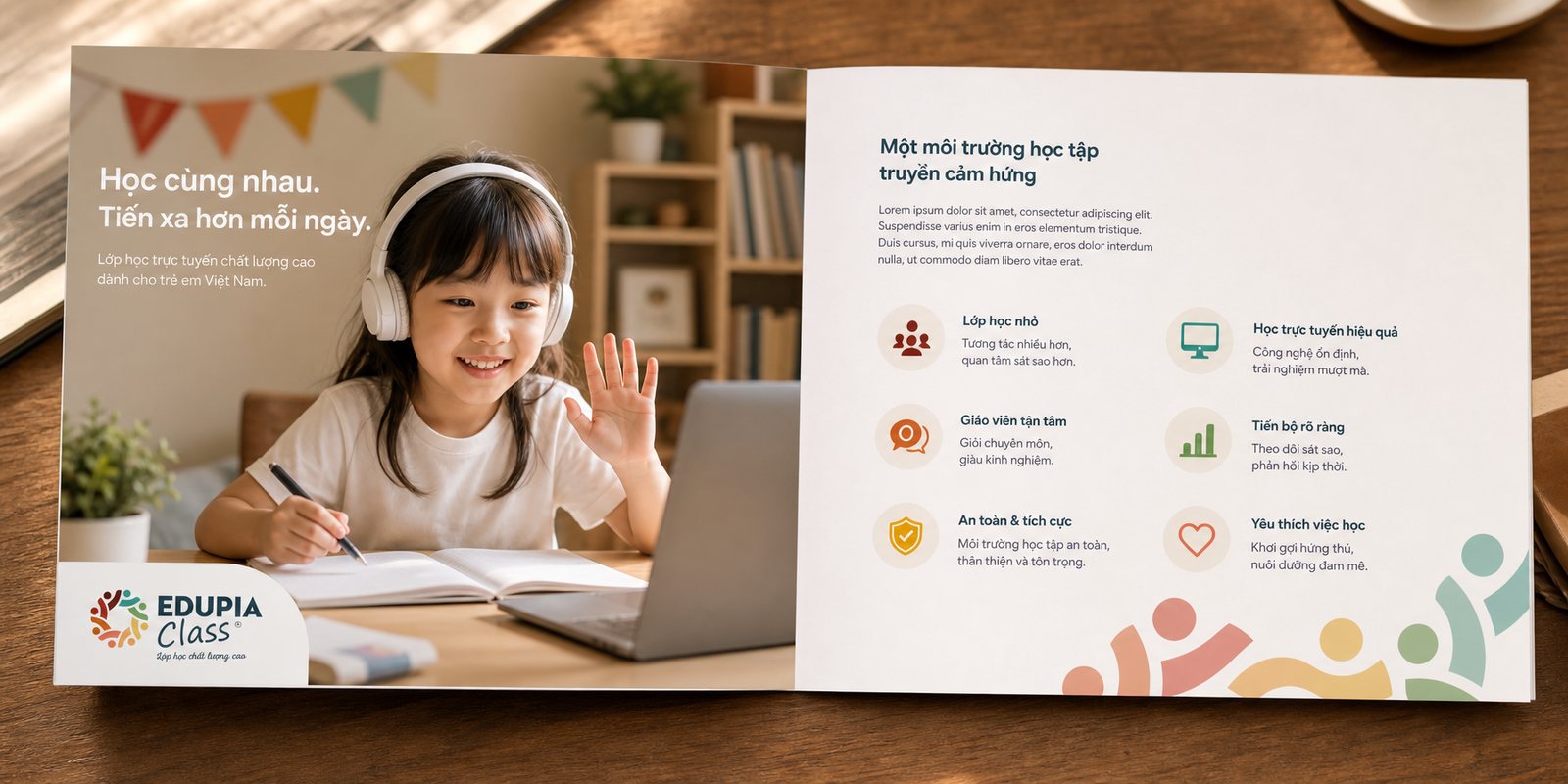 Tài liệu và bộ bán hàng Edupia Class