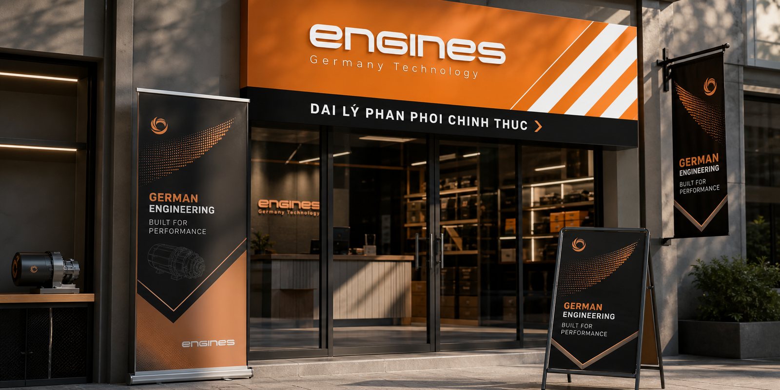 Biển đại lý phân phối chính thức và POSM Engines