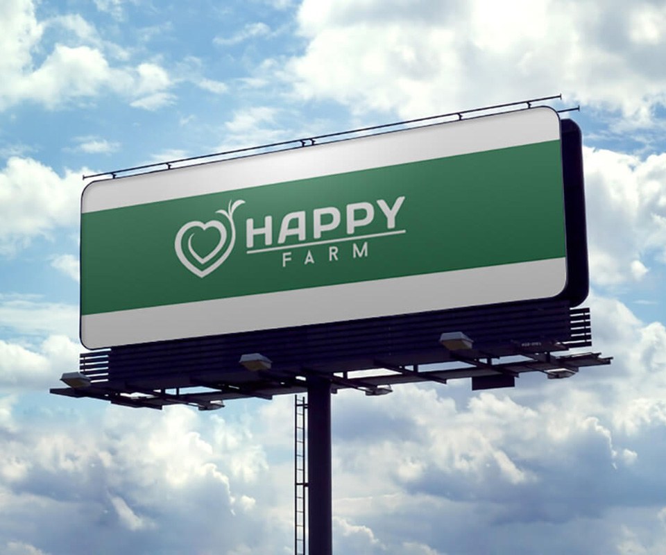 Billboard ngoài trời Billboard Happy Farm ngoài trời