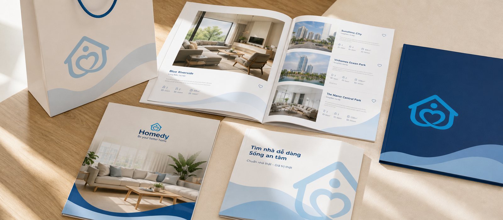 Ấn phẩm giới thiệu và catalogue Homedy
