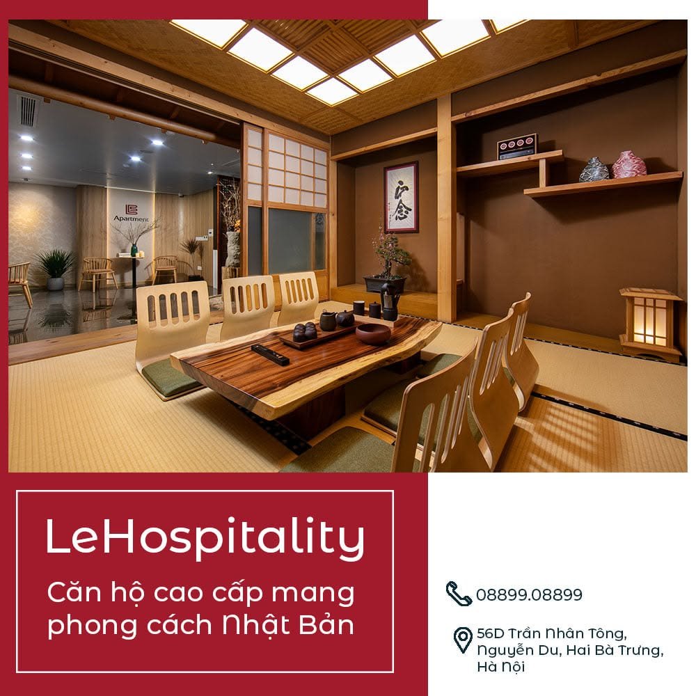Ấn phẩm giới thiệu trà thất Nhật của LE Hospitality